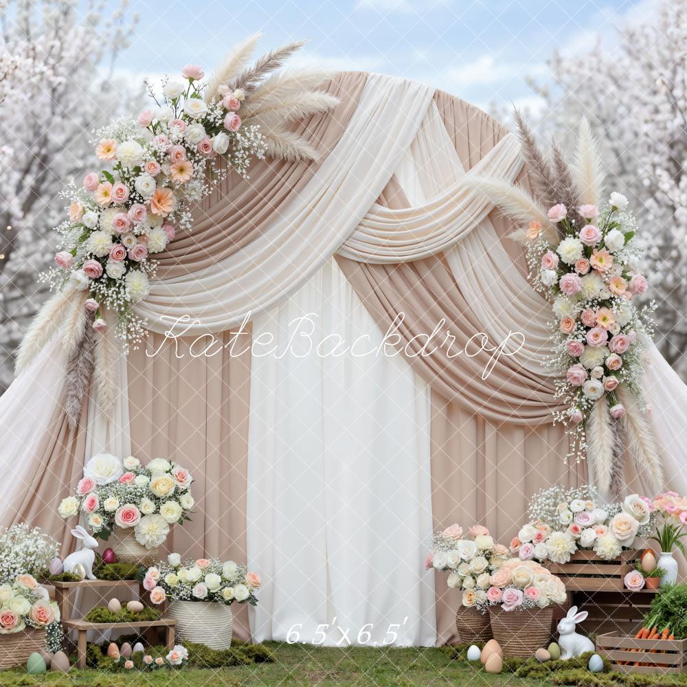 Kate Easter Bunny Garland Spring Garden Backdrop Designed by Mini MakeBelieve - Image 2