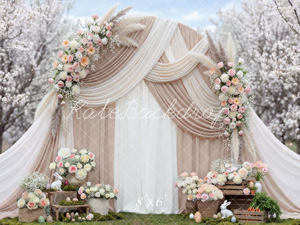 Kate Easter Bunny Garland Spring Garden Backdrop Designed by Mini MakeBelieve - Image 3