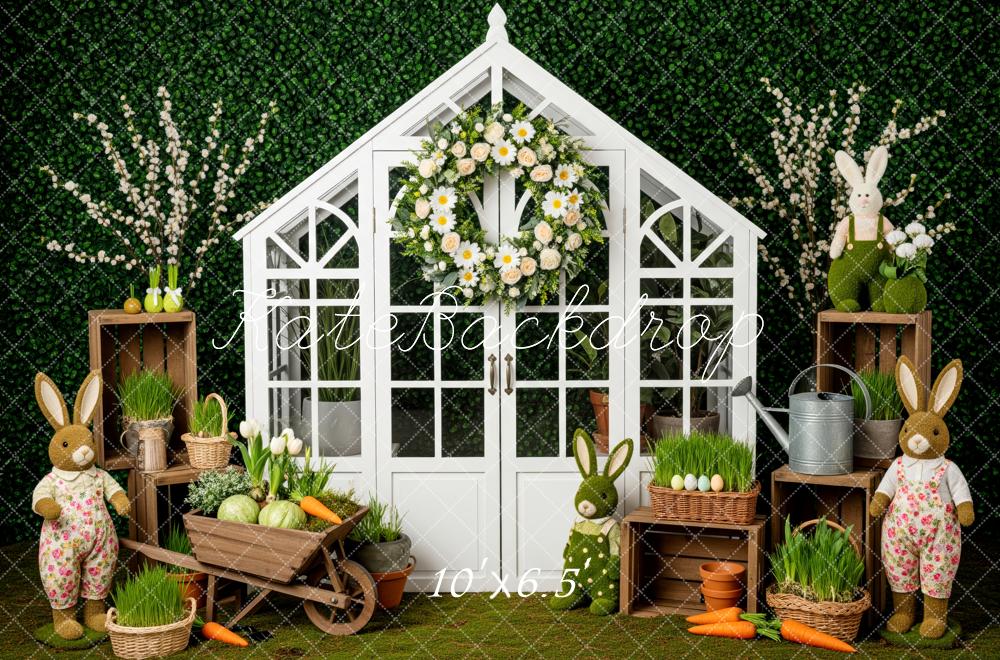 Kate Easter Bunny Greenhouse Carrots Backdrop Designed by Patty Robert - Image 4