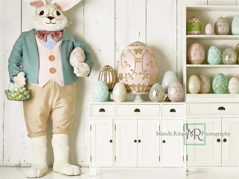Kate Easter Bunny Kitchen Backdrop Designed by Mandy Ringe Photography - Image 2