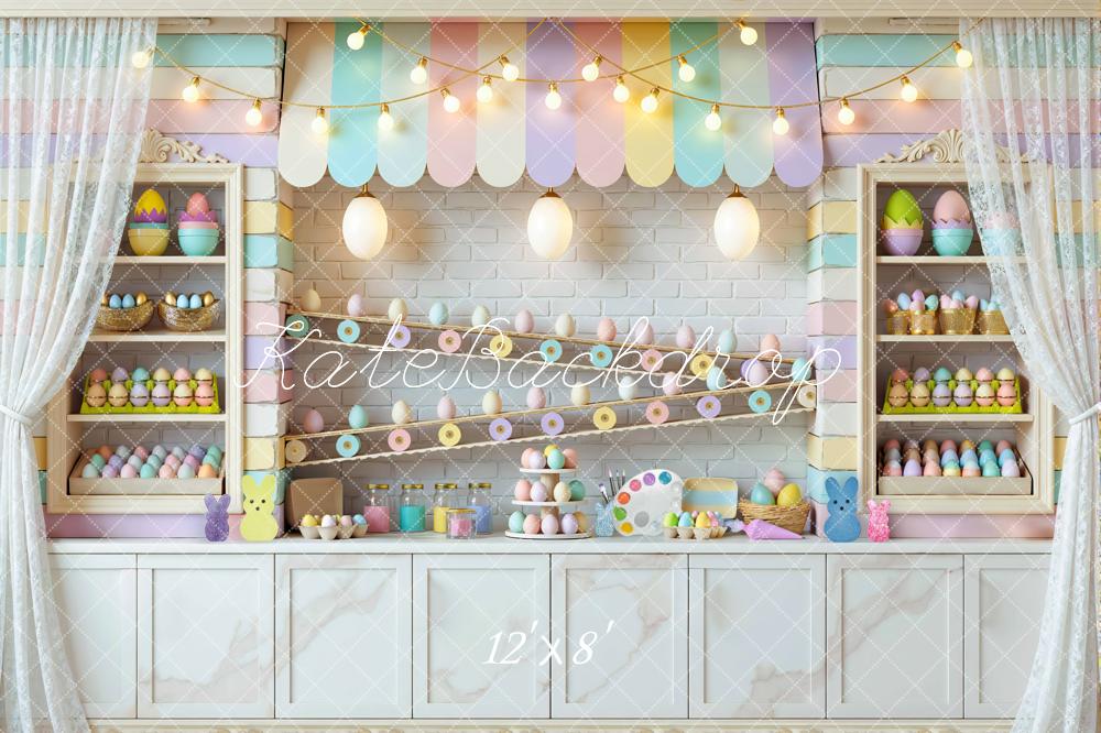 Kate Easter Bunny Pastel Eggs Shop Stall Backdrop Designed by Mini MakeBelieve - Image 8