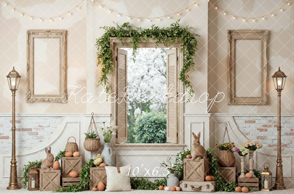 Kate Easter Bunny Window Crates Garland Backdrop Designed by Mini MakeBelieve - Image 4