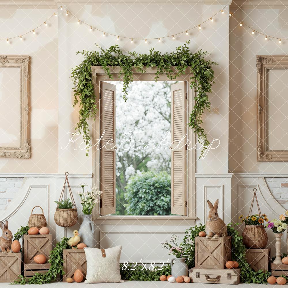 Kate Easter Bunny Window Crates Garland Backdrop Designed by Mini MakeBelieve - Image 5
