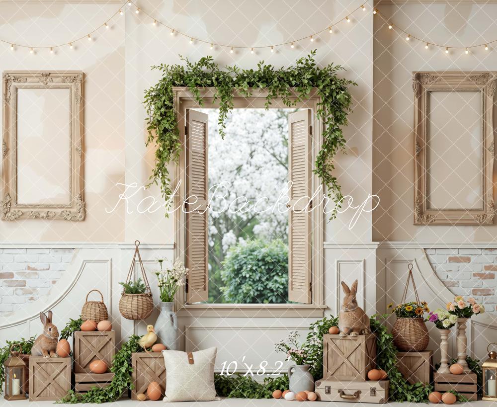 Kate Easter Bunny Window Crates Garland Backdrop Designed by Mini MakeBelieve - Image 6