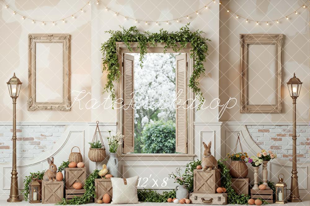 Kate Easter Bunny Window Crates Garland Backdrop Designed by Mini MakeBelieve - Image 8