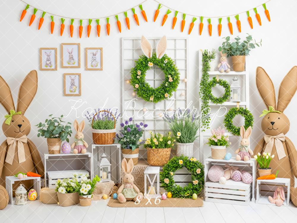 Kate Easter Bunny Wreath Backdrop Designed by Patty Robert - Image 3