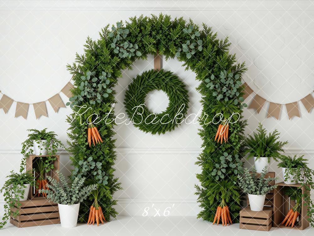 Kate Easter Carrots Crates Greenery Backdrop Designed by Mini MakeBelieve - Image 3