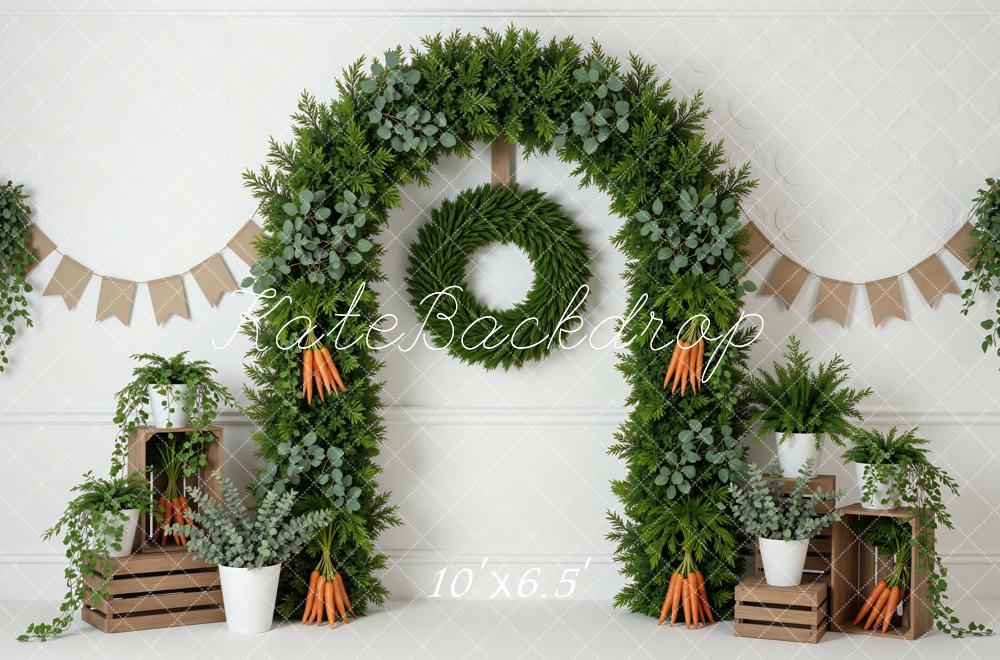 Kate Easter Carrots Crates Greenery Backdrop Designed by Mini MakeBelieve - Image 4
