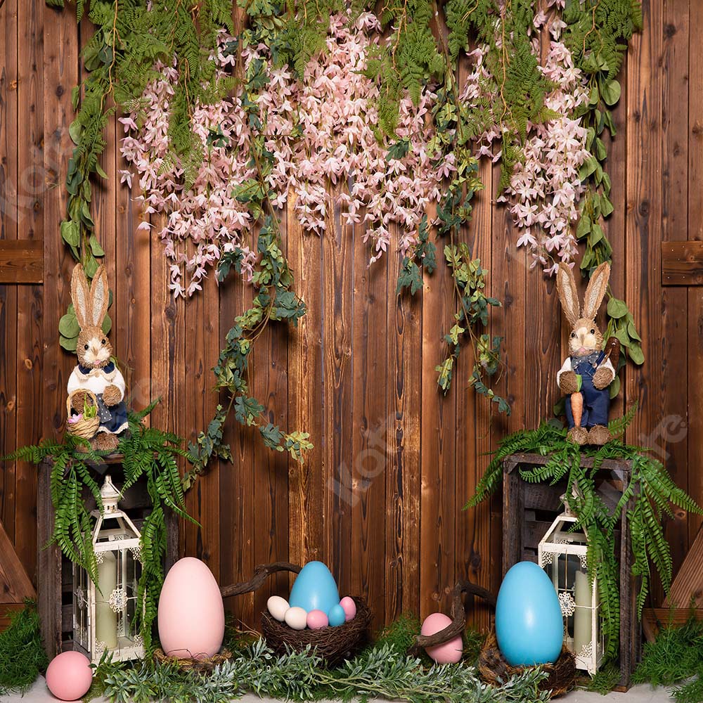 Kate Easter Egg Backdrop Wood Wall Designed by Emetselch - Image 4