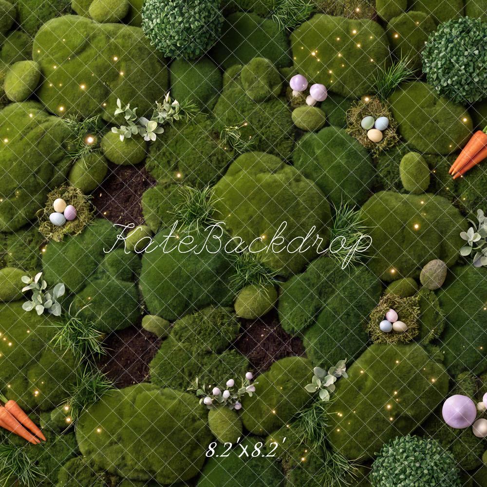 Kate Easter Eggs Moss Carrots Green Floor Backdrop Designed by Mini MakeBelieve - Image 5