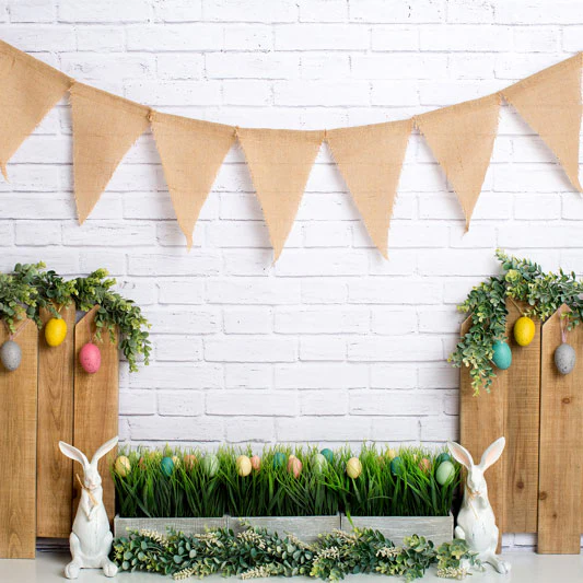 Kate Easter Fence Backdrop Designed by Megan Leigh Photography - Image 2