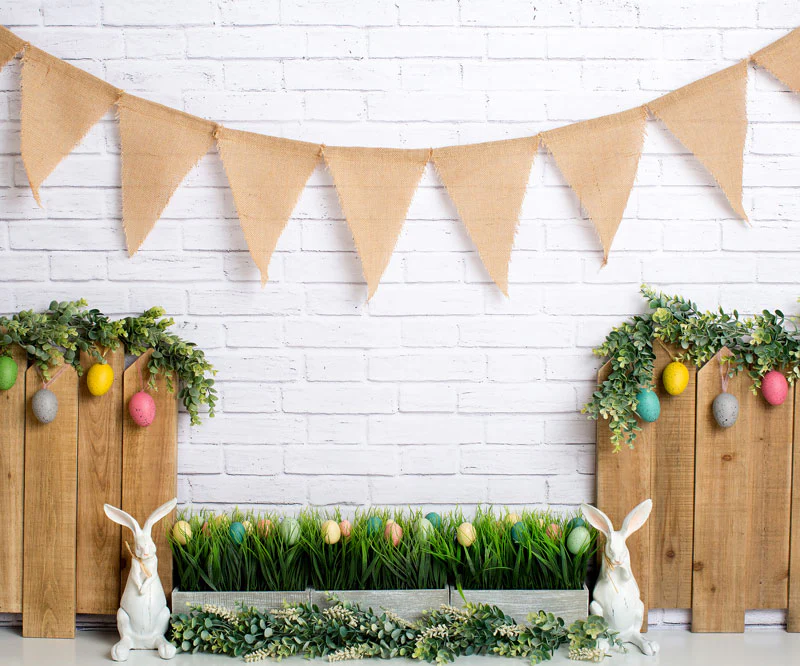 Kate Easter Fence Backdrop Designed by Megan Leigh Photography - Image 3