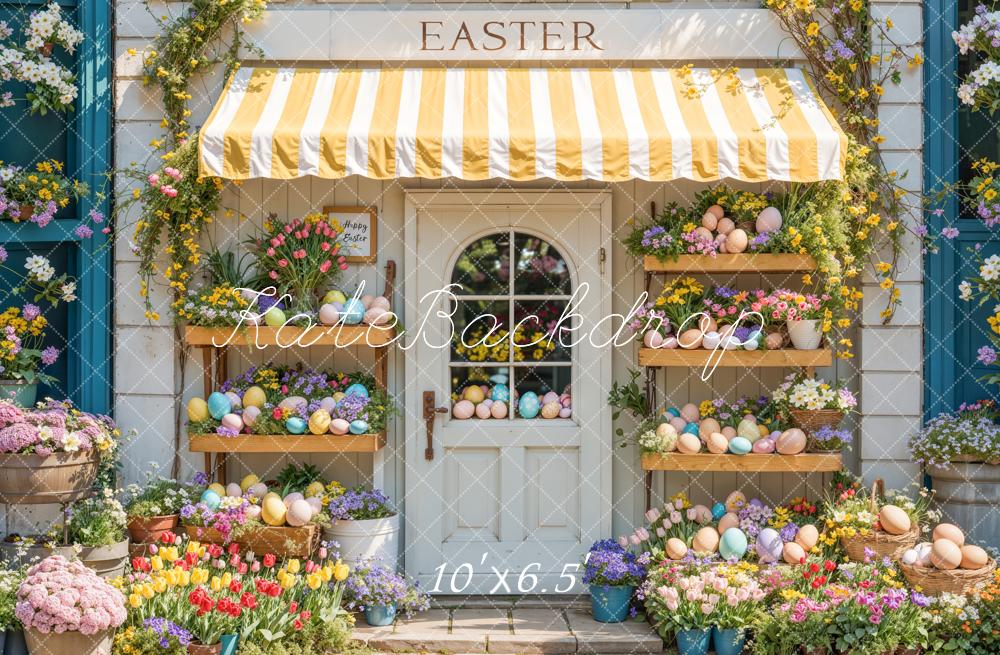 Kate Easter Floral Eggs Door Shop Backdrop Designed by Emetselch - Image 5