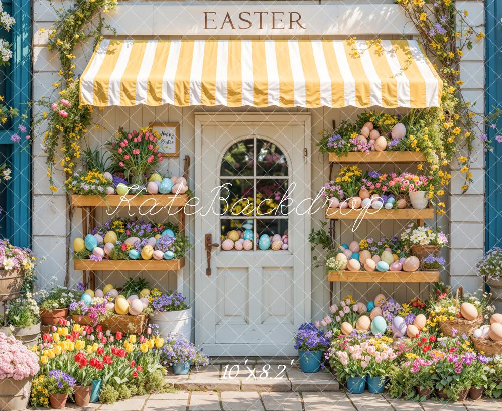 Kate Easter Floral Eggs Door Shop Backdrop Designed by Emetselch - Image 7