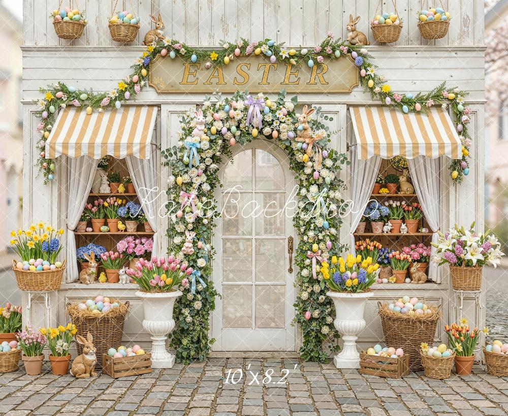 Kate Easter Floral Shop Eggs Bunnies Backdrop Designed by Emstselch - Image 6