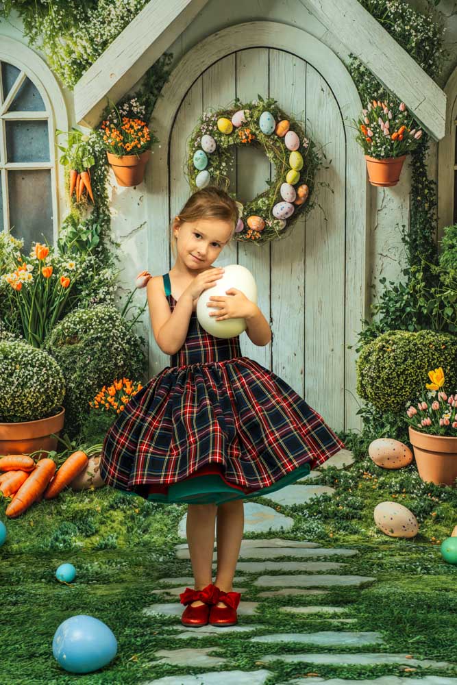 Kate Easter House Bunny Garden Carrots Backdrop Designed by Emetselch - Image 5