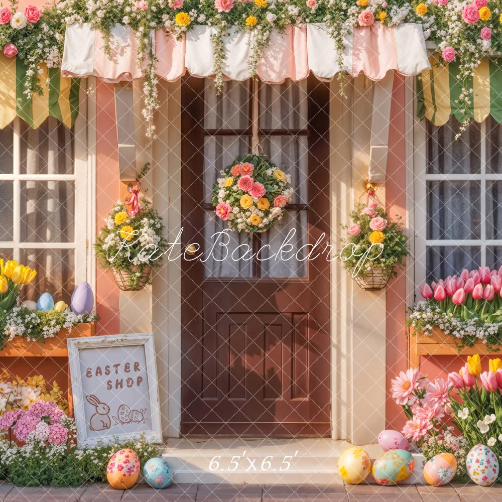Kate Easter Shop Flowers Eggs Backdrop Designed by Emetselch - Image 2