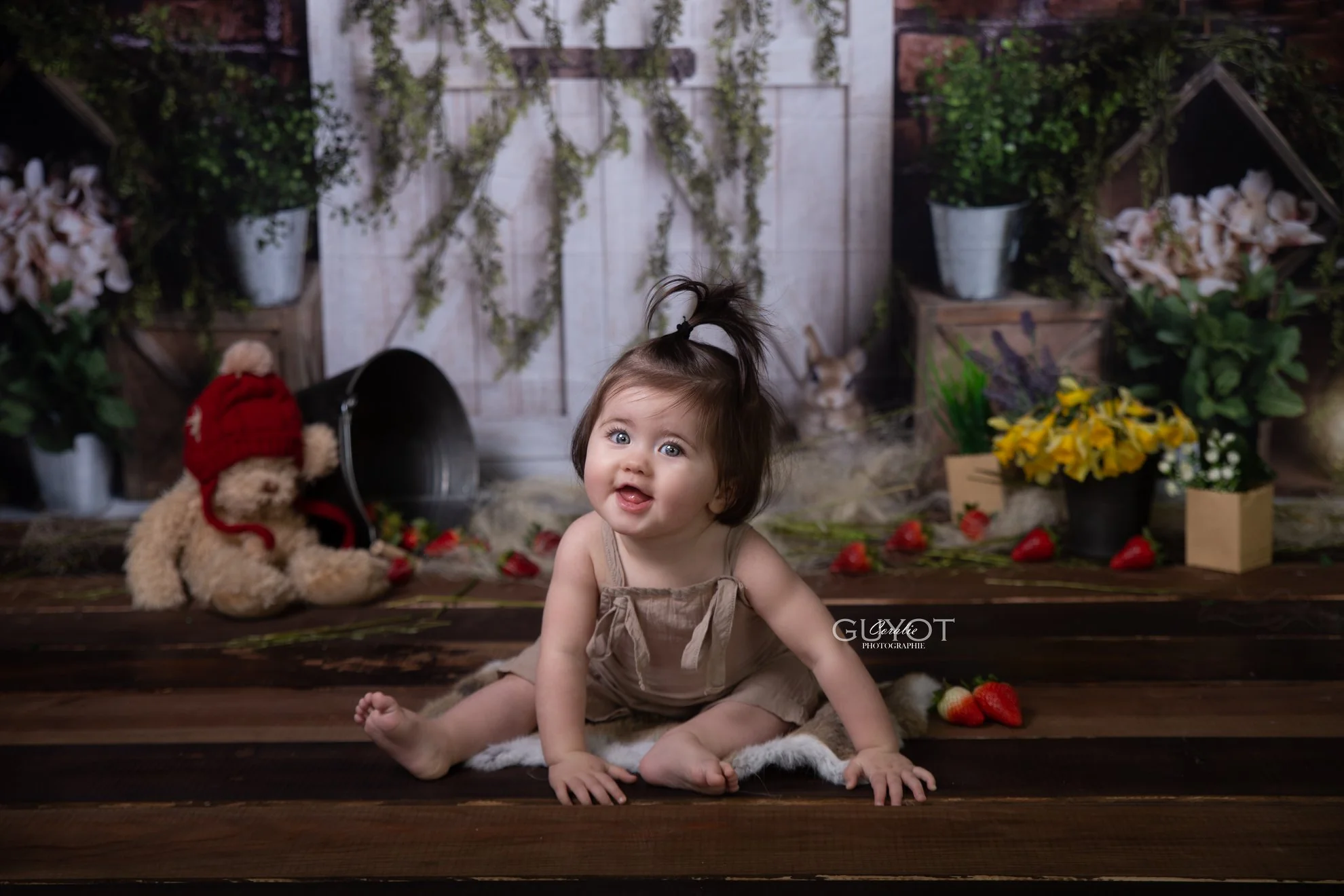 Kate Easter\Spring Brick Garden Bunnies Backdrop Designed by Megan Leigh Photography - Image 3