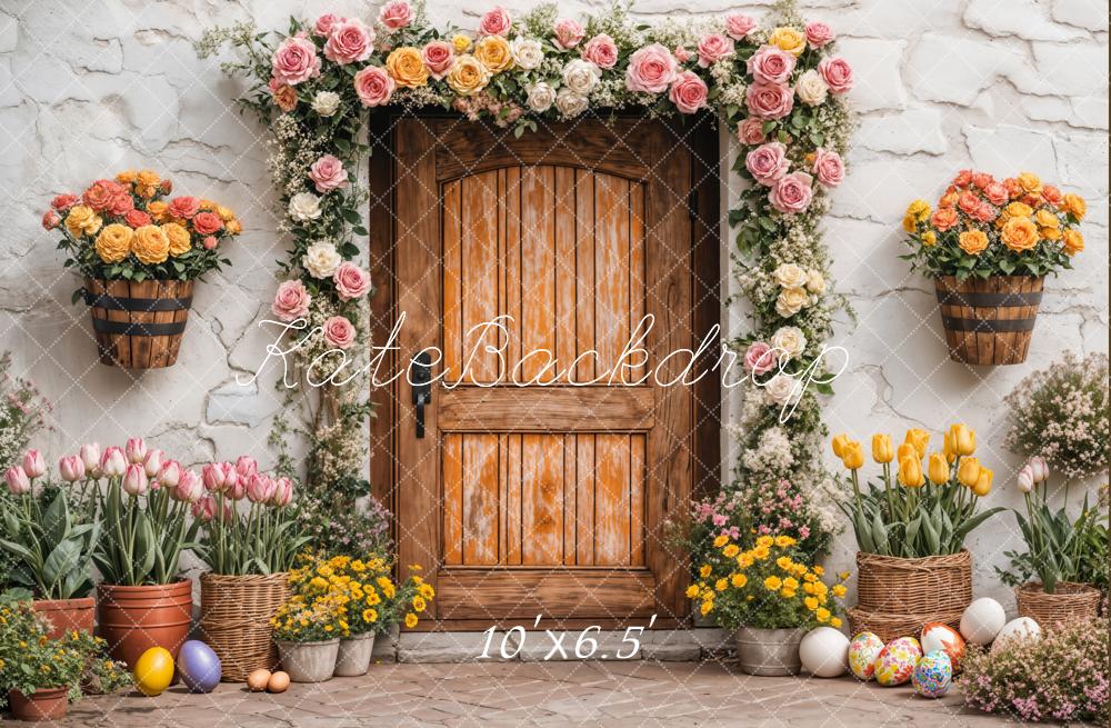 Kate Easter Spring Flower Arch Door Backdrop Designed by Emetselch - Image 4
