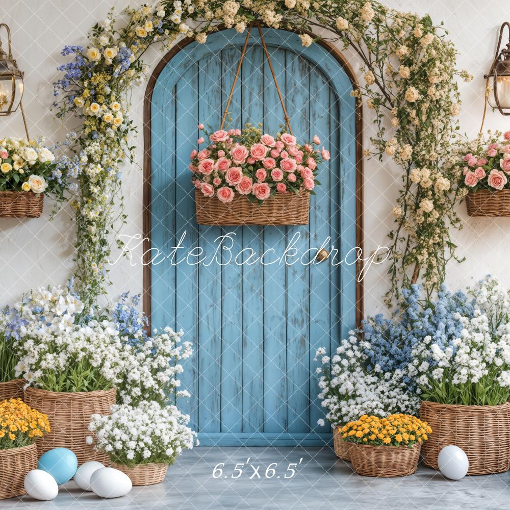 Kate Easter Spring Flower Arch Doorway Backdrop Designed by Emetselch - Image 2