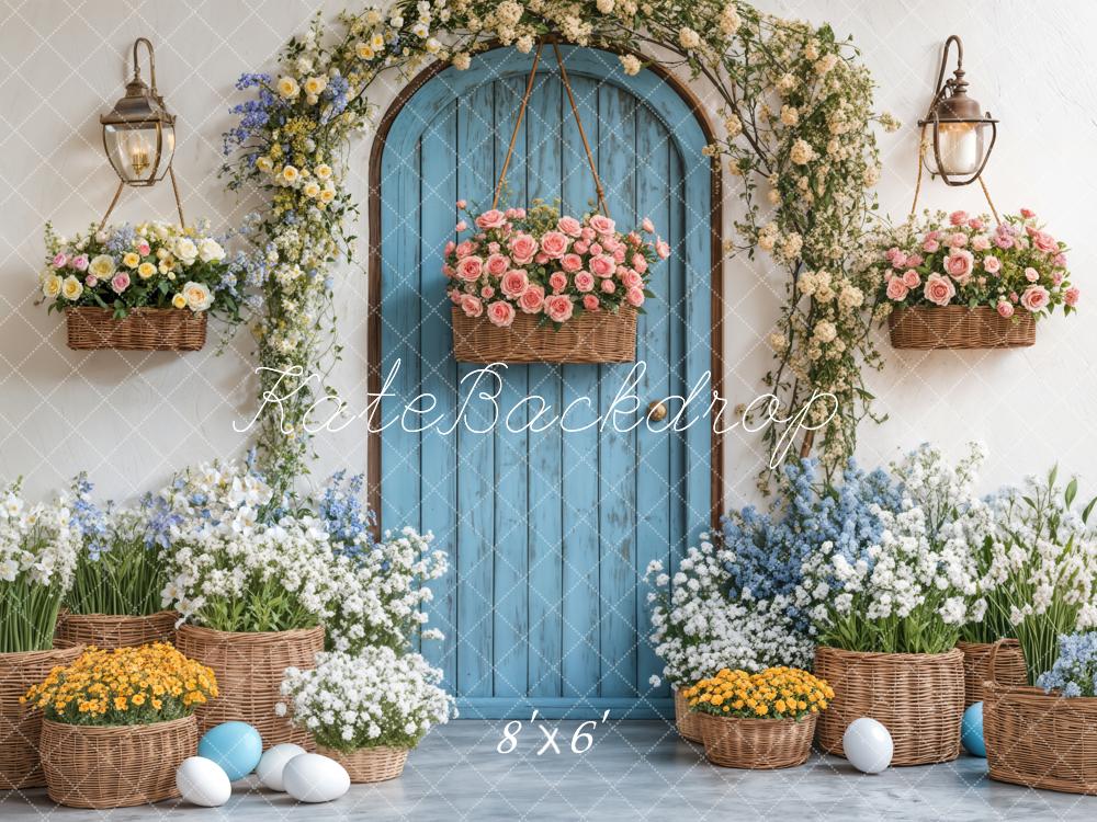 Kate Easter Spring Flower Arch Doorway Backdrop Designed by Emetselch - Image 3