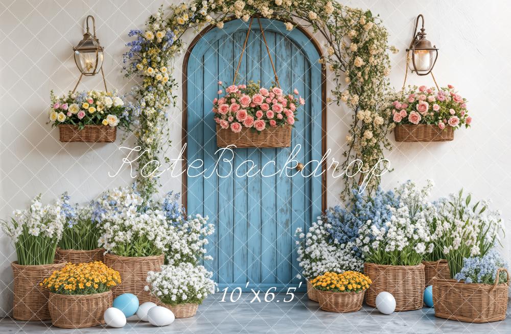Kate Easter Spring Flower Arch Doorway Backdrop Designed by Emetselch - Image 4