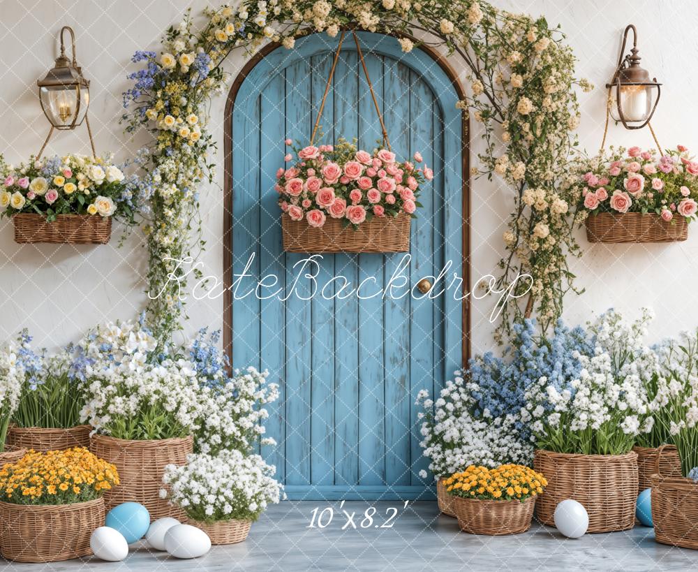 Kate Easter Spring Flower Arch Doorway Backdrop Designed by Emetselch - Image 5