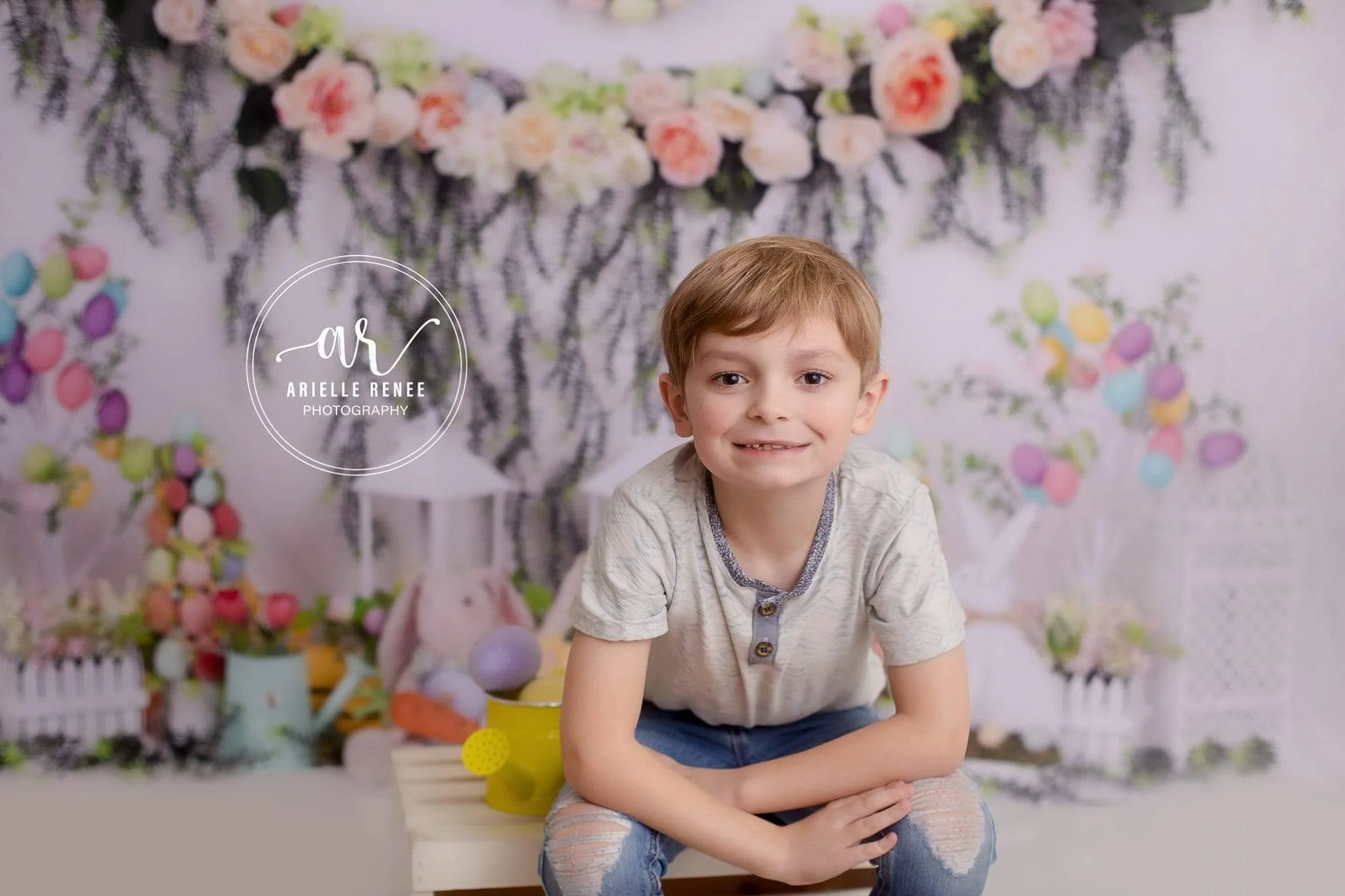 Kate Easter Swag Floral Backdrop for photography - Image 6