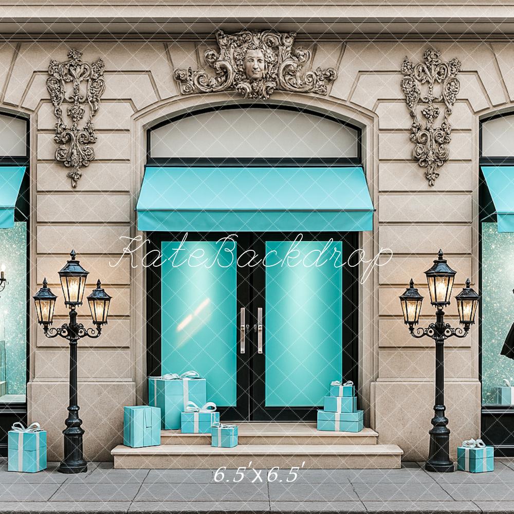 Kate Elegant Boutique Fashion Storefront Backdrop Designed by Ashley Paul - Image 2