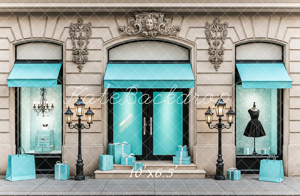 Kate Elegant Boutique Fashion Storefront Backdrop Designed by Ashley Paul - Image 4