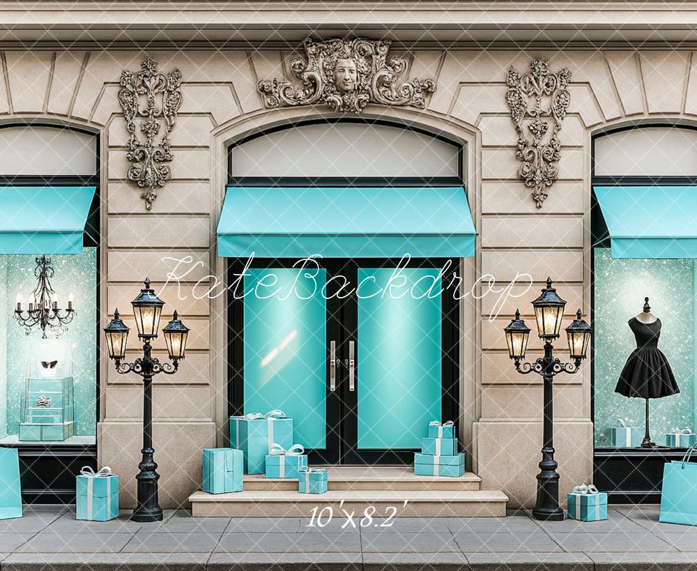 Kate Elegant Boutique Fashion Storefront Backdrop Designed by Ashley Paul - Image 5