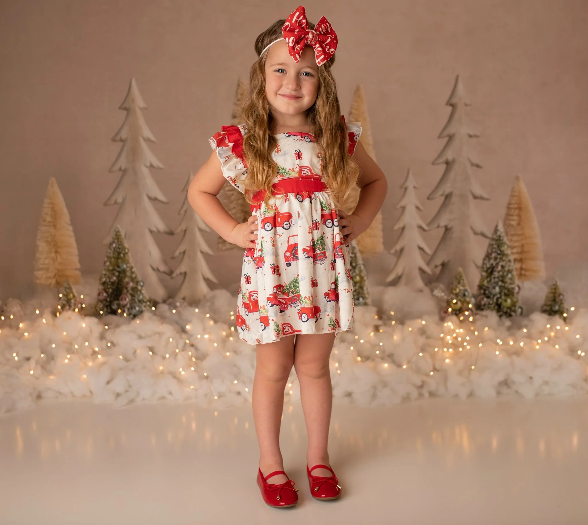 Kate Elegant Christmas Trees with Glitter Backdrop Designed By Mandy Ringe Photography - Image 5