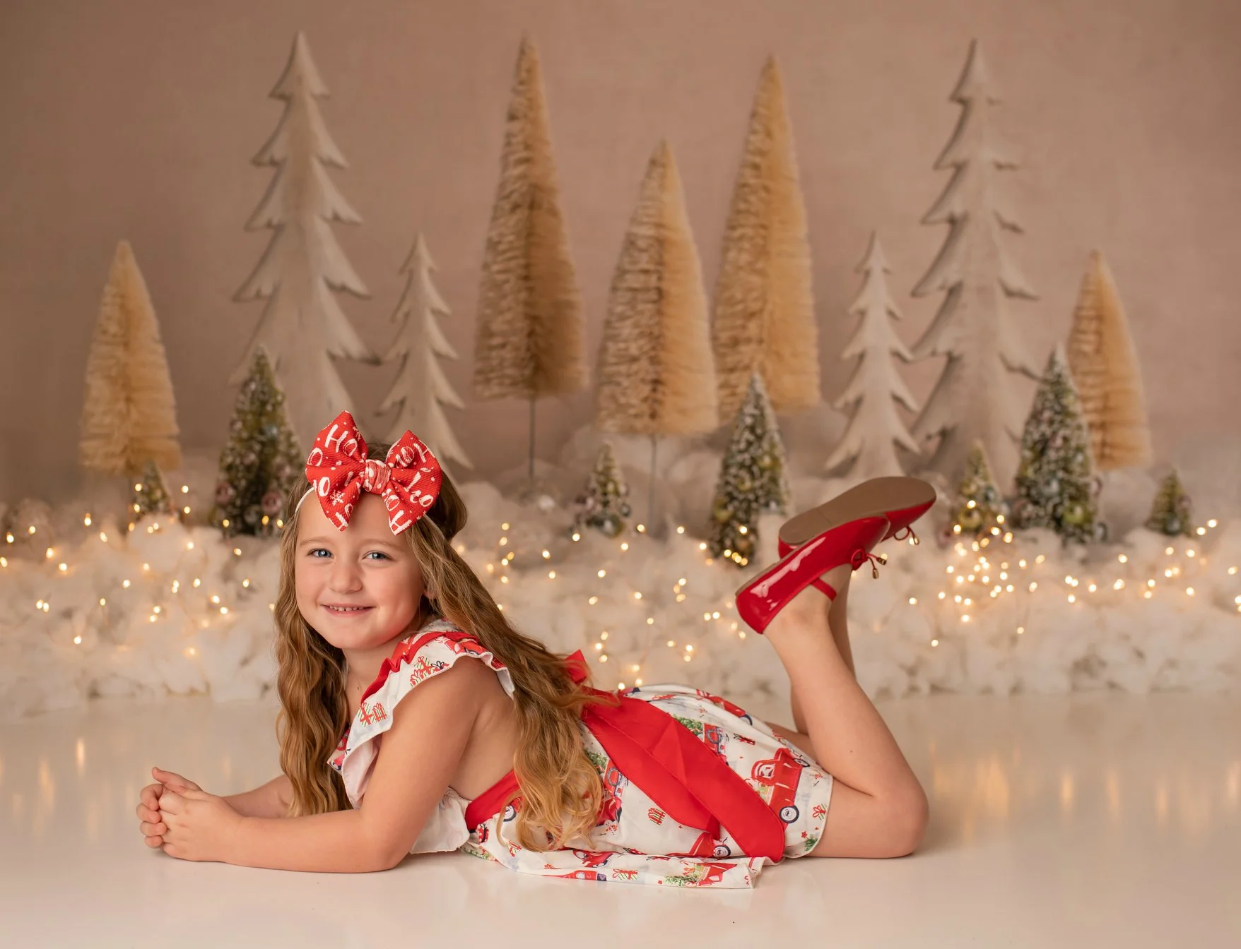 Kate Elegant Christmas Trees with Glitter Backdrop Designed By Mandy Ringe Photography - Image 7