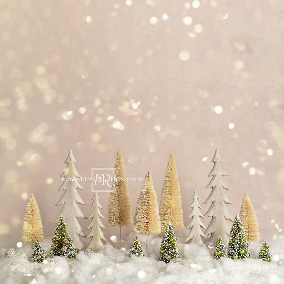 Kate Elegant Christmas Trees with Glitter Backdrop Designed By Mandy Ringe Photography - Image 8