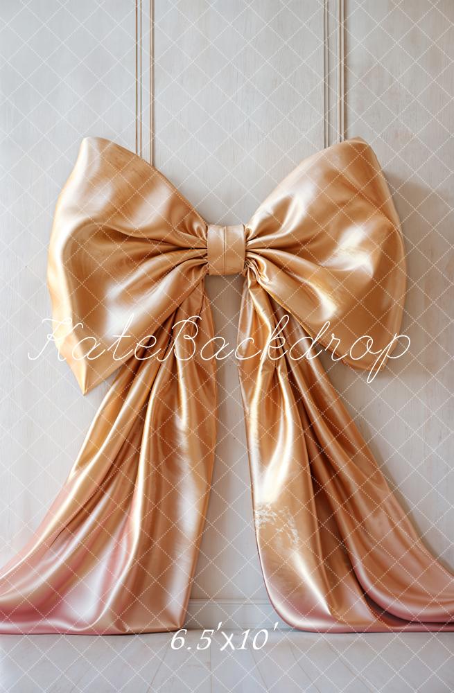 Kate Elegant Gold Bow Backdrop Designed by Emetselch - Image 3