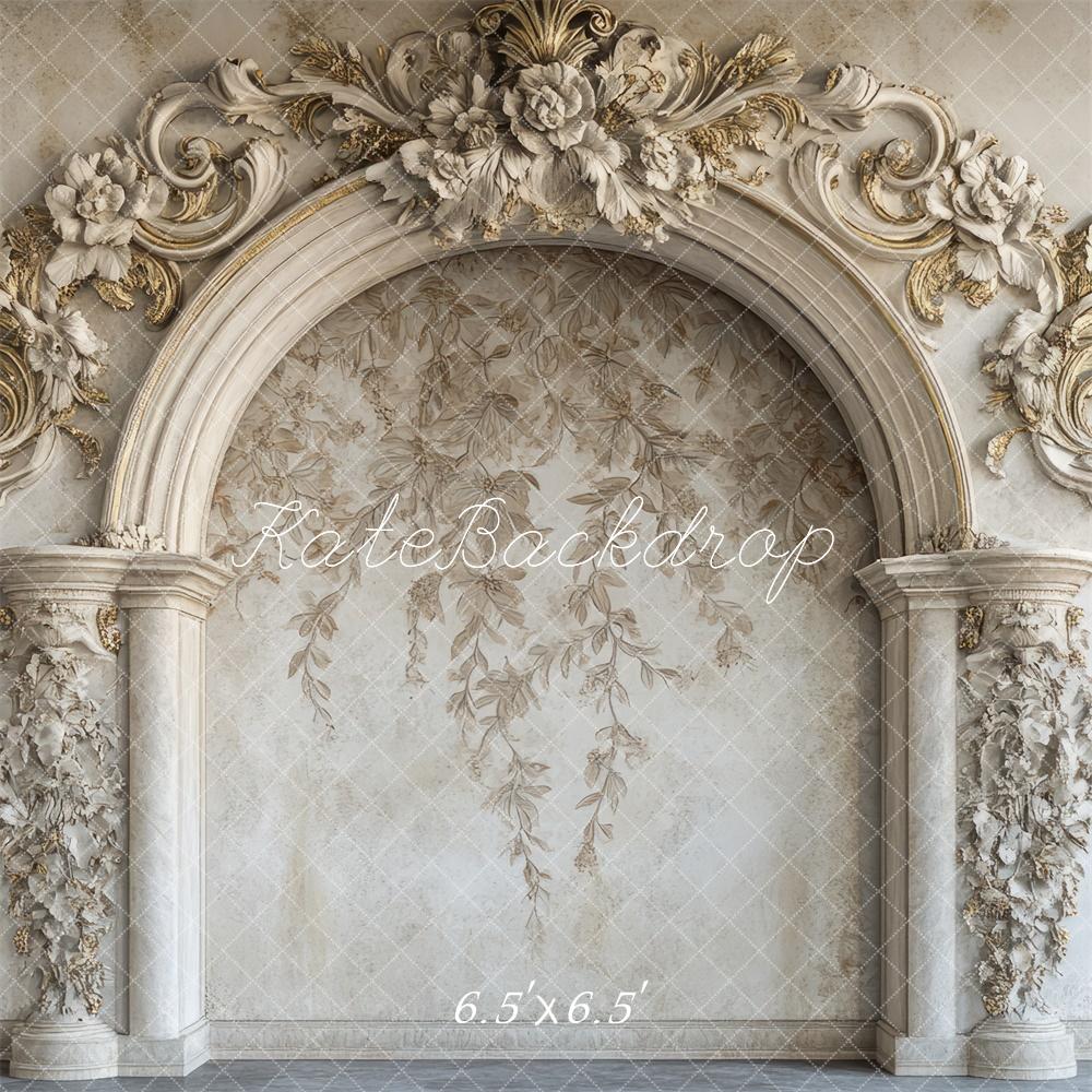 Kate Elegant Vintage Floral Arch Wall Backdrop Designed by Mini MakeBelieve - Image 2