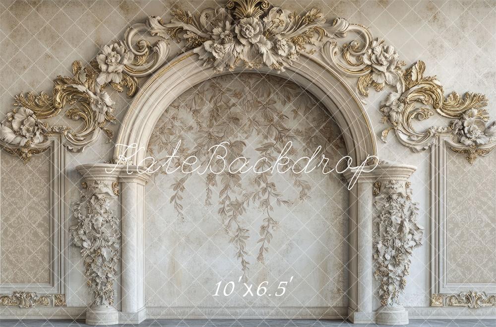 Kate Elegant Vintage Floral Arch Wall Backdrop Designed by Mini MakeBelieve - Image 4
