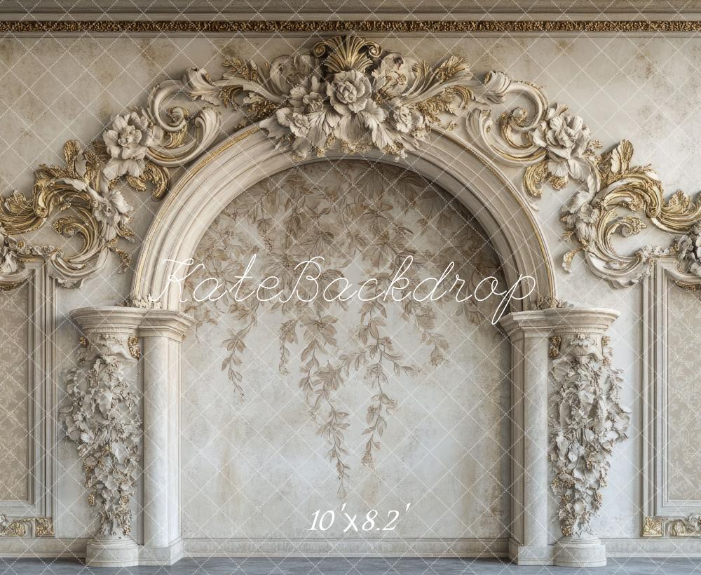 Kate Elegant Vintage Floral Arch Wall Backdrop Designed by Mini MakeBelieve - Image 5