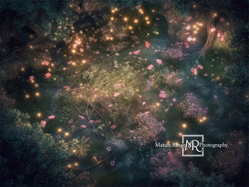 Kate Enchanted Spring Fairy Forest Floor Backdrop Designed by Mandy Ringe Photography - Image 3
