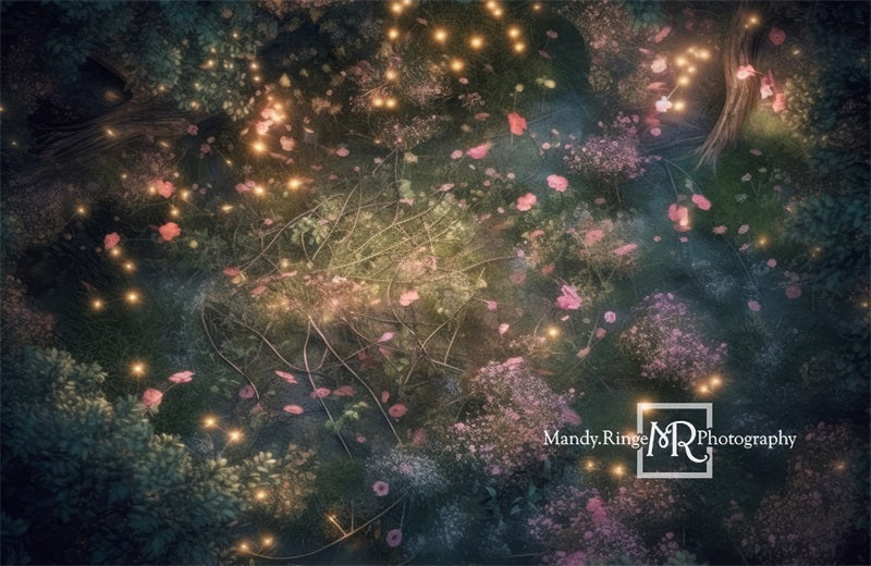 Kate Enchanted Spring Fairy Forest Floor Backdrop Designed by Mandy Ringe Photography - Image 4
