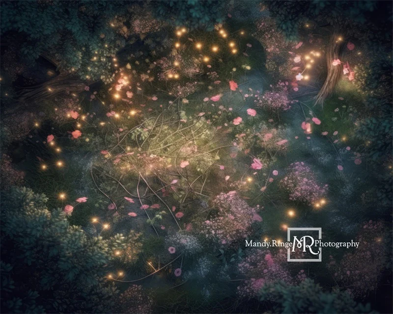 Kate Enchanted Spring Fairy Forest Floor Backdrop Designed by Mandy Ringe Photography - Image 5