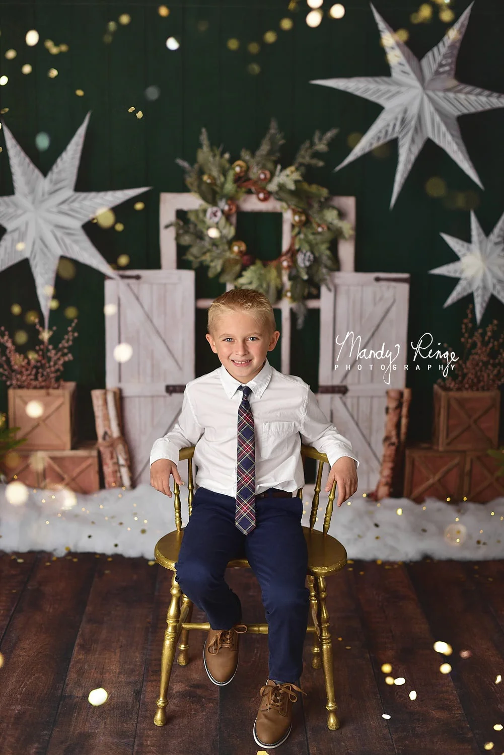 Kate Evergreen Christmas Holiday Backdrop Designed By Mandy Ringe Photography - Image 8