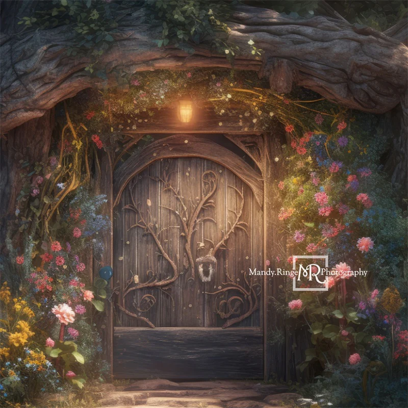 Kate Fairy Door Flower Backdrop Designed by Mandy Ringe Photography - Image 2