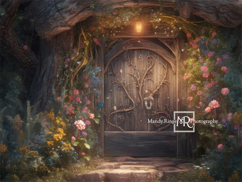 Kate Fairy Door Flower Backdrop Designed by Mandy Ringe Photography - Image 4