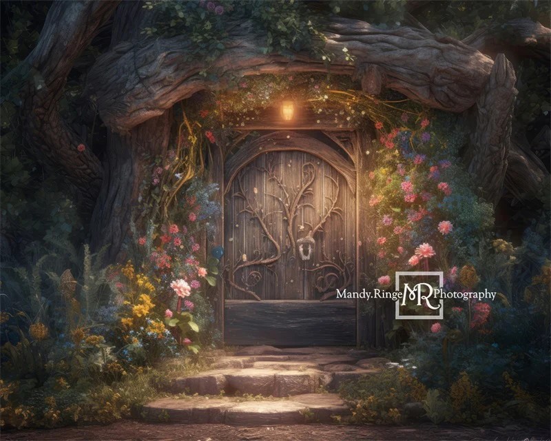 Kate Fairy Door Flower Backdrop Designed by Mandy Ringe Photography - Image 5