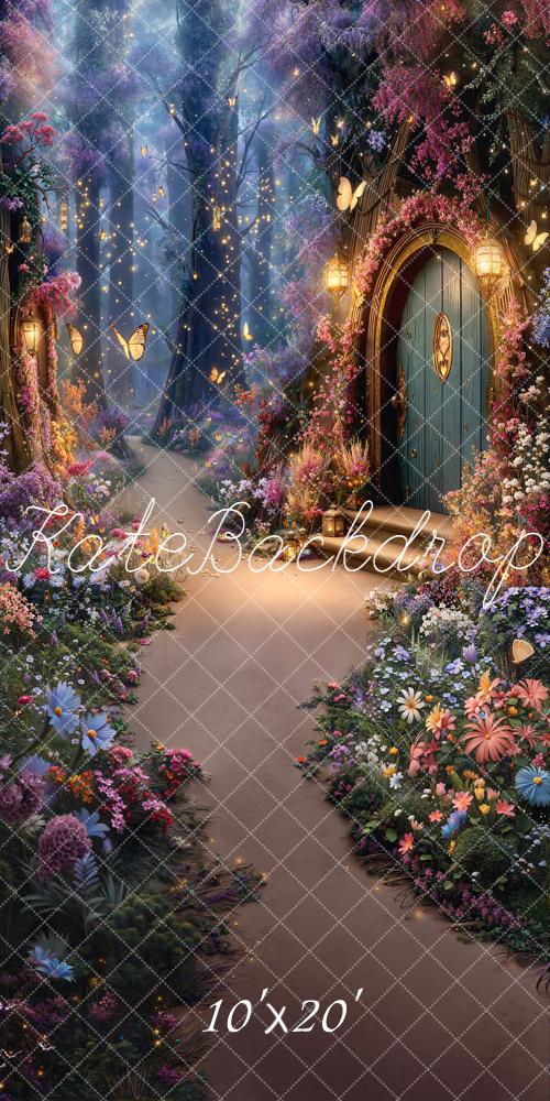 Kate Spring Fairy Fantasy Forest Lanterns Backdrop Designed by Emetselch - Image 15