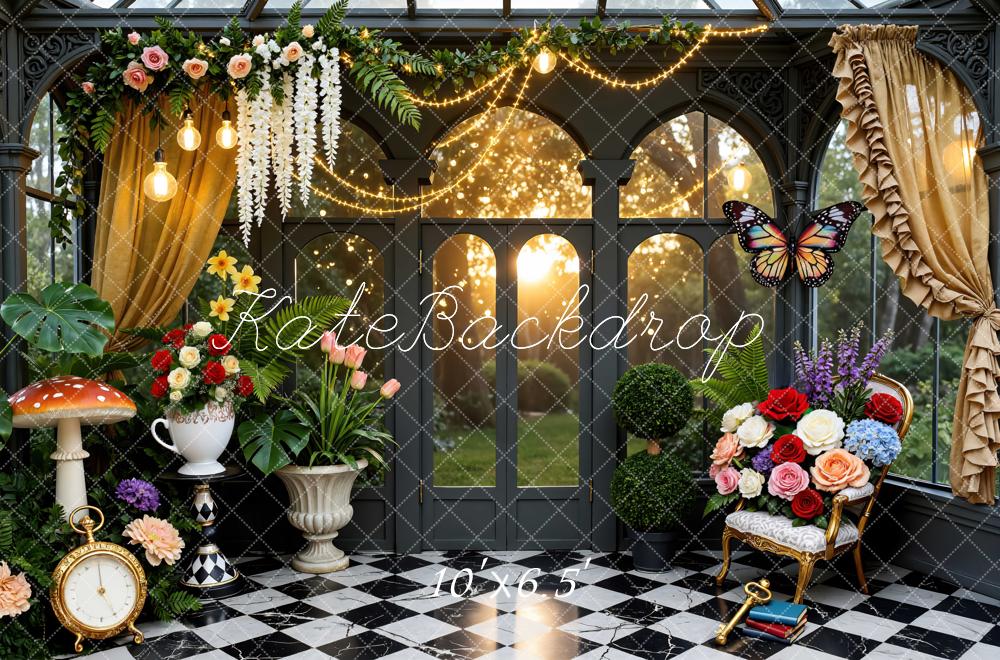 Kate Fairy Fantasy Garden Chessboard Backdrop Designed by Mini MakeBelieve - Image 4