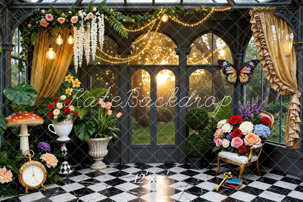Kate Fairy Fantasy Garden Chessboard Backdrop Designed by Mini MakeBelieve - Image 8