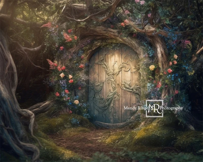 Kate Fairy Forest House Flower Backdrop Designed by Mandy Ringe Photography - Image 6