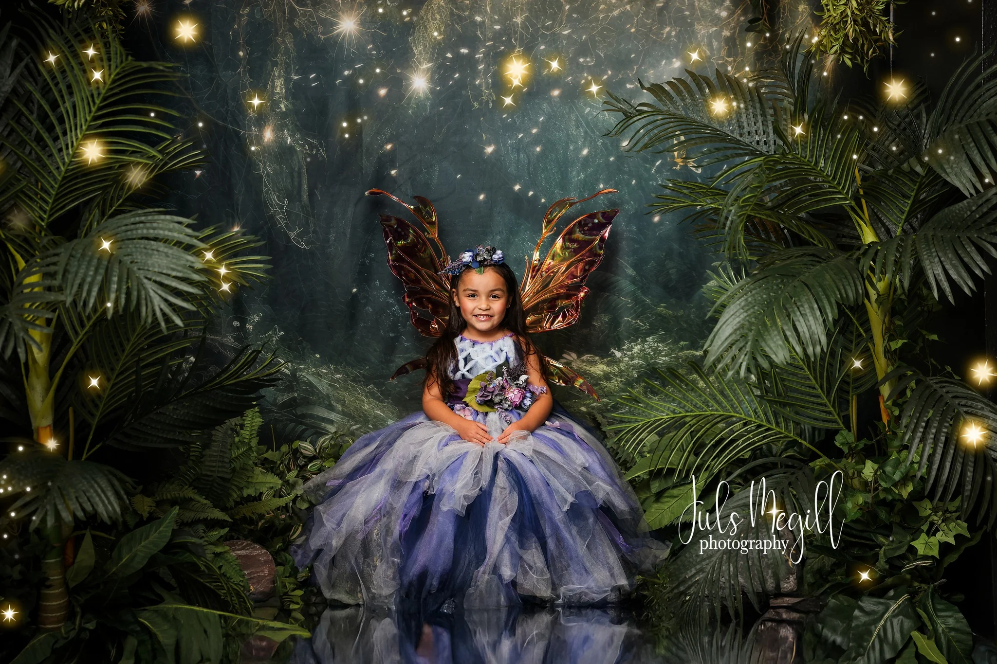 Kate Spring Fairy Forest Night Backdrop Designed by Mandy Ringe Photography - Image 3